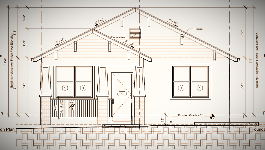 Bungalow-style home built by Barah Homes