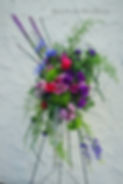 Mixed standing easel spray