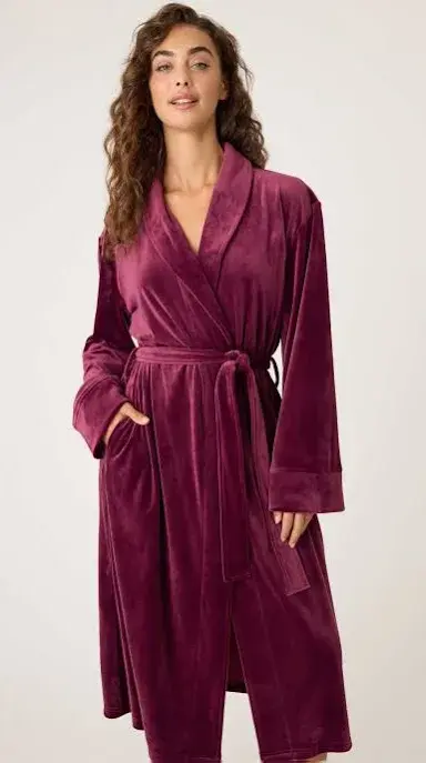 Thumbnail: PJ Salvage Velvet Velour Long Robe