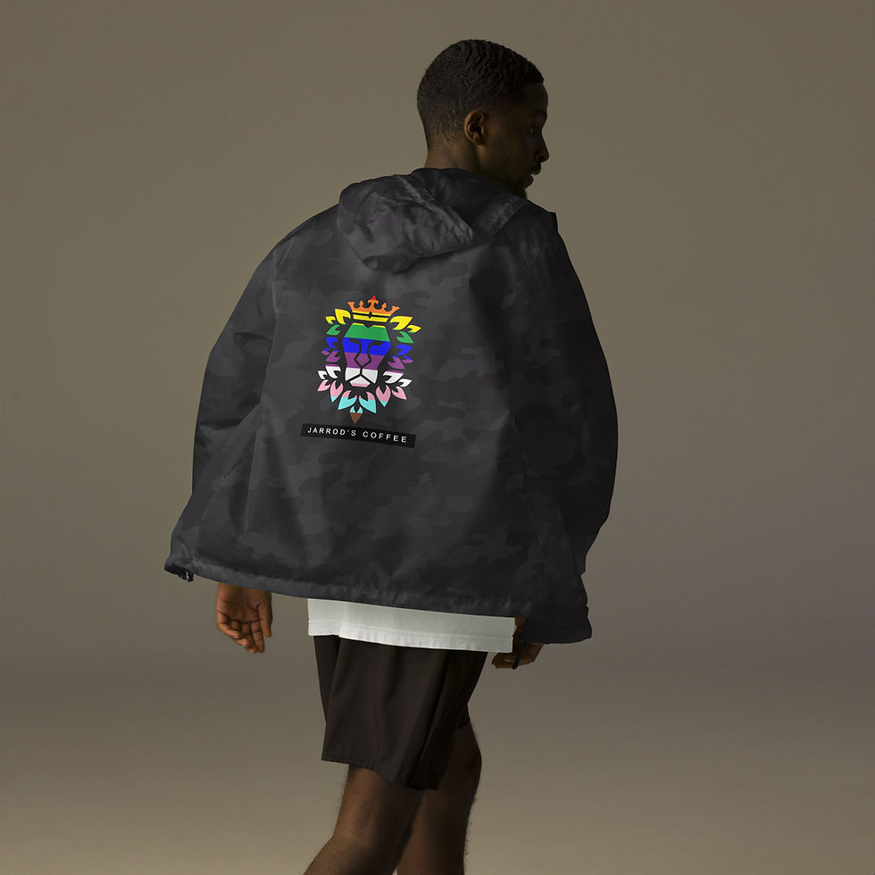 Thumbnail: Jarrod's Pride Unisex lightweight zip up windbreaker