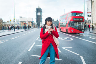 Inspirações de roupas para ensaios fotográficos em Londres