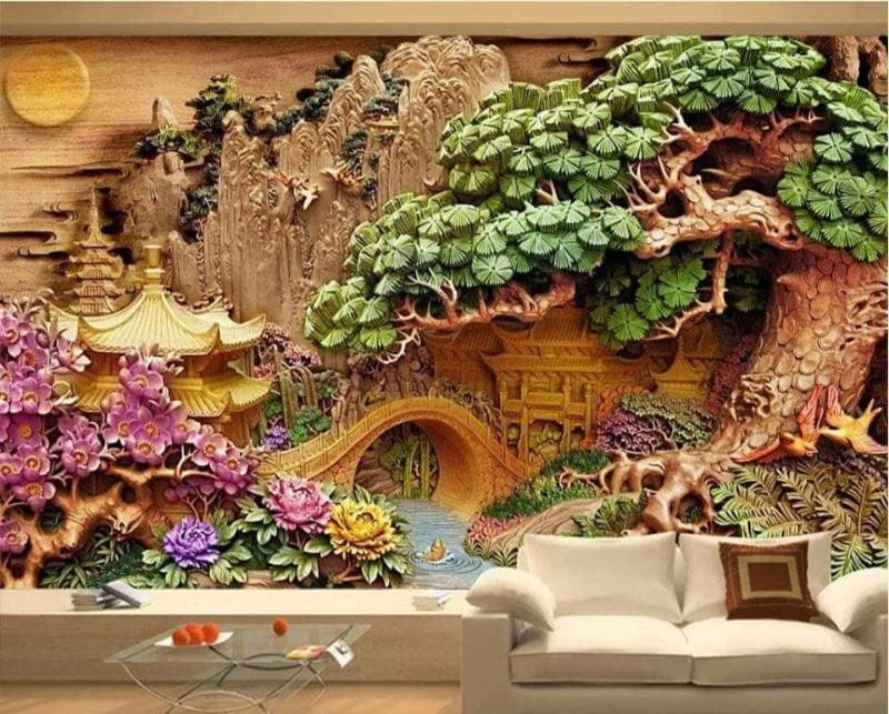 Tranh Dán Tường 3D Phòng Ăn – Tạo Điểm Nhấn Sang Trọng