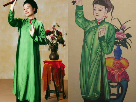 Nét đẹp người phụ nữ Việt qua dòng tranh tố nữ