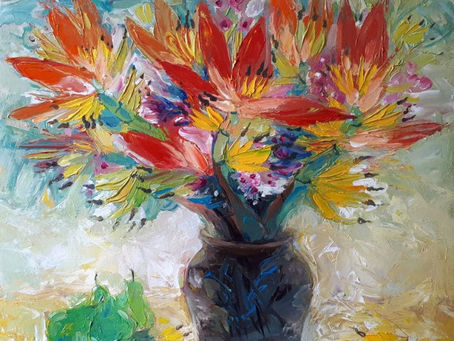 Ý Nghĩa Phong Thủy Của Tranh Hoa Chuối Rừng Trong Trang Trí Nhà