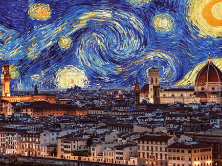 Van Gogh vẽ tranh đêm đầy sao trong hoàn cảnh nào?
