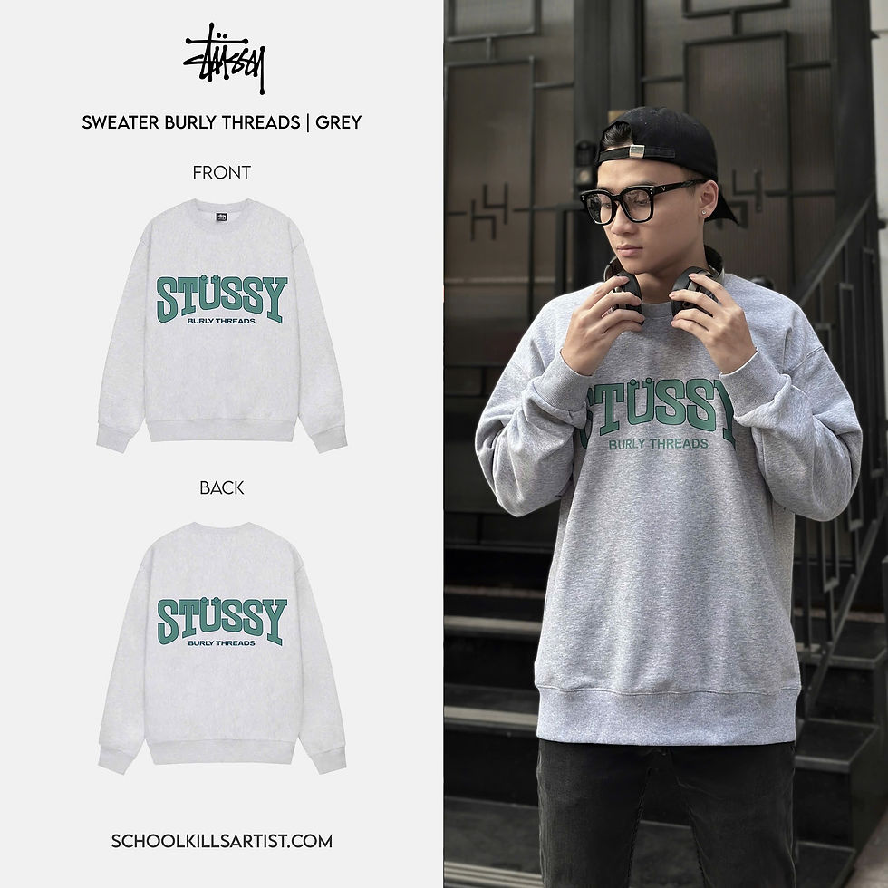 Hình thu nhỏ: Sweater Stussy Burly Threads
