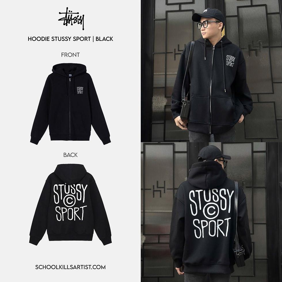 Hình thu nhỏ: Zip Stussy Sport