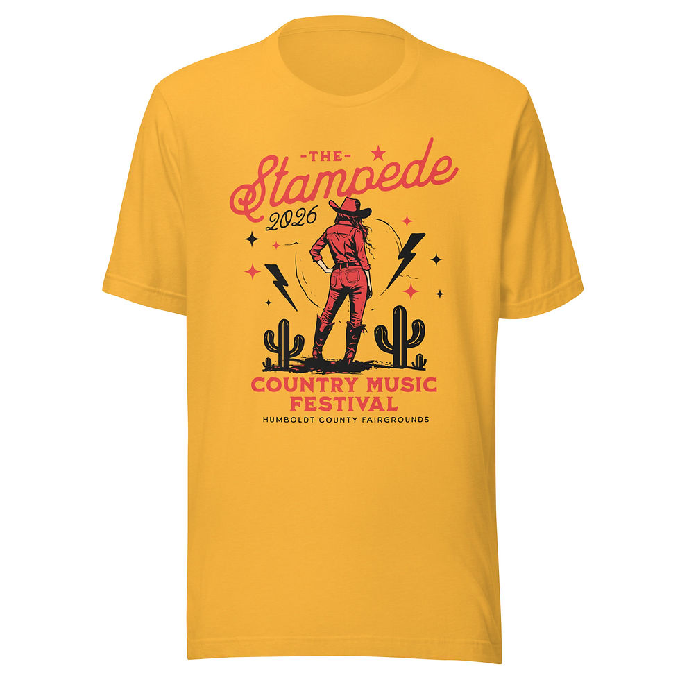 Thumbnail: Stampede 2026 - Western Cowgirl - Unisex T-Shirt