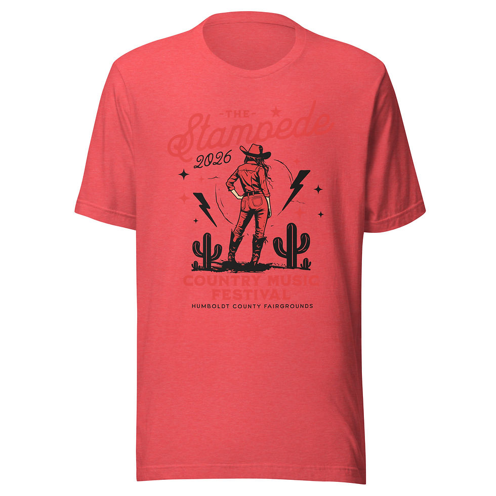Thumbnail: Stampede 2026 - Western Cowgirl - Unisex T-Shirt