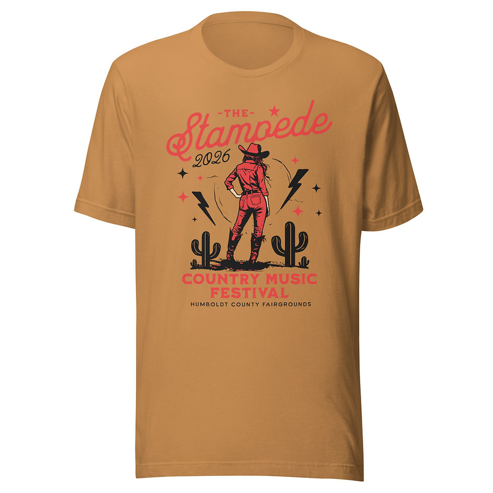 Thumbnail: Stampede 2026 - Western Cowgirl - Unisex T-Shirt