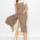 Thumbnail: Cropped Bottom Wide Leg Oversized Jumpsuit - Taupe