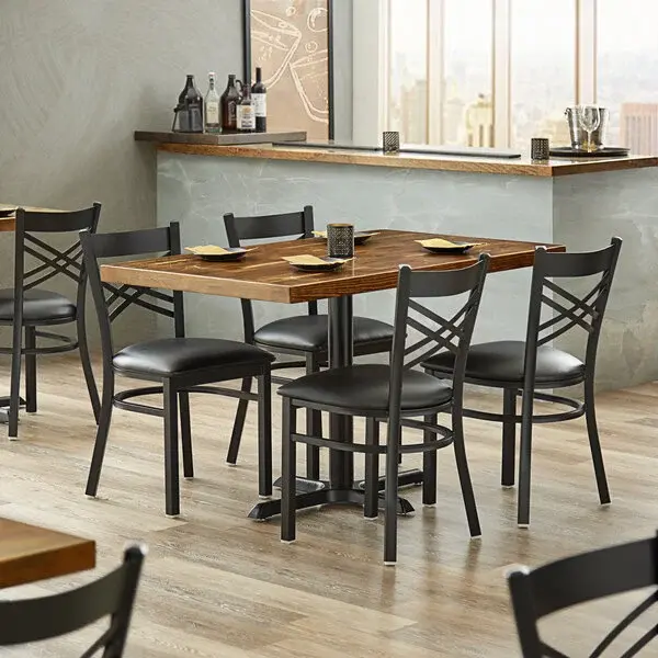 Lancaster Table & Seating 30" x 48" Rectangular Standard Height Wood Butcher