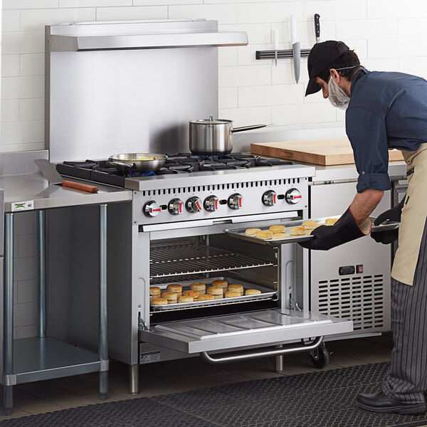 Cooking Performance Group S36-L Liquid Propane 6 Burner 36" Range Oven
