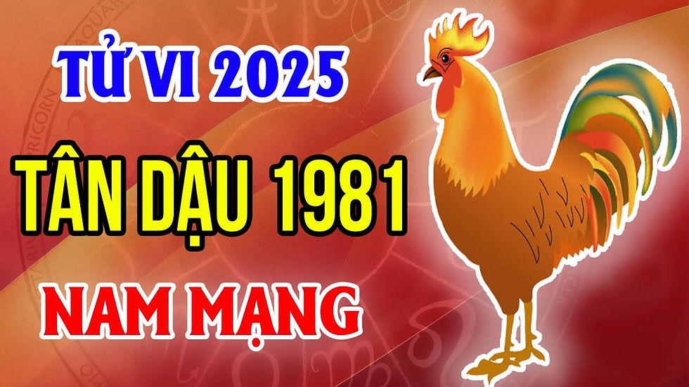 Tử Vi Tuổi Tân Dậu 1981 Nam Mạng Năm 2025: Vận Hạn Chi Tiết