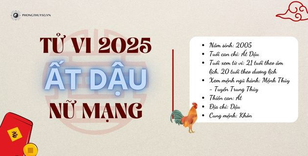 Tổng Quan Tử Vi Tuổi Ất Dậu 2005 Nữ Mạng Năm 2025