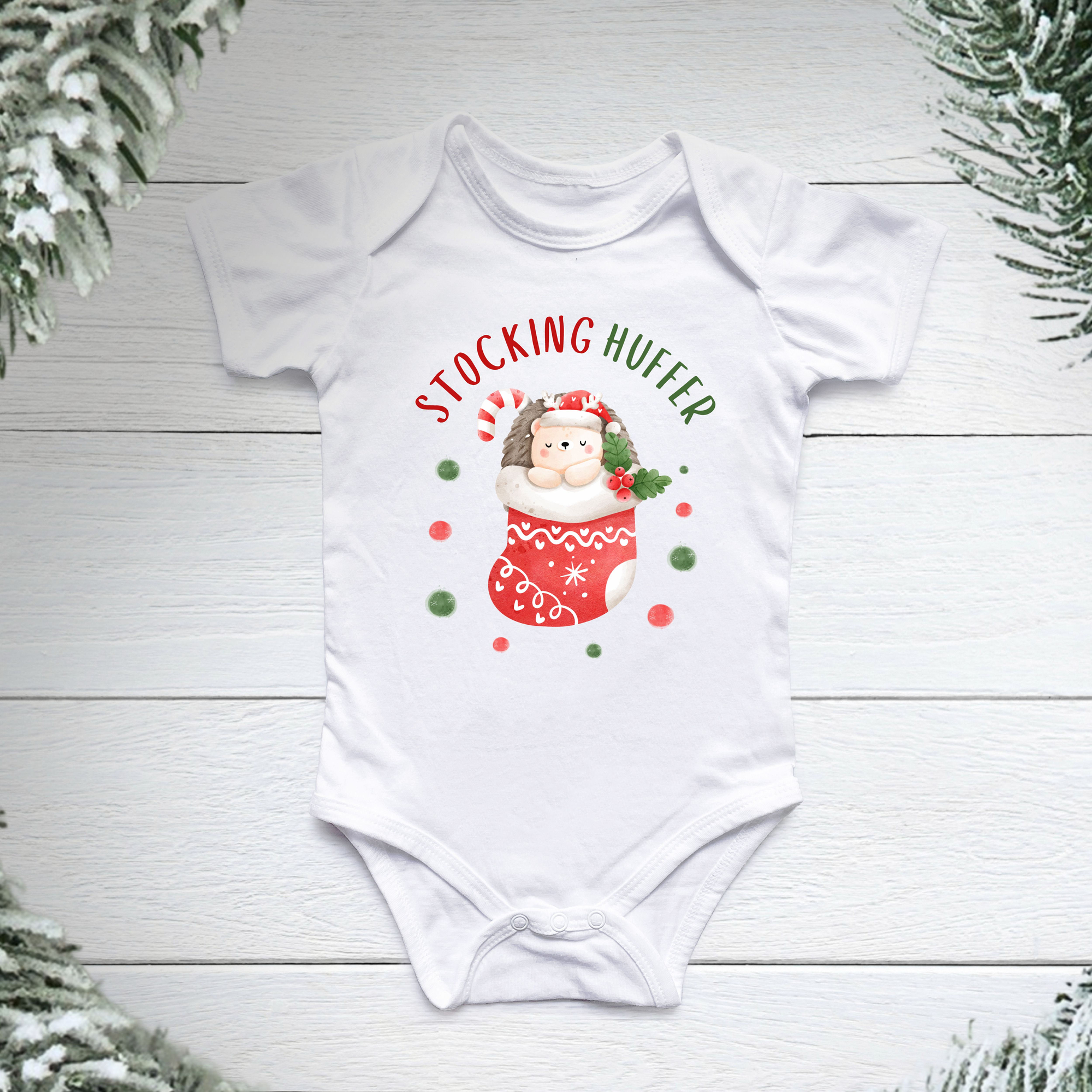 Stocking Huffer Hedgehog Baby Onesie®