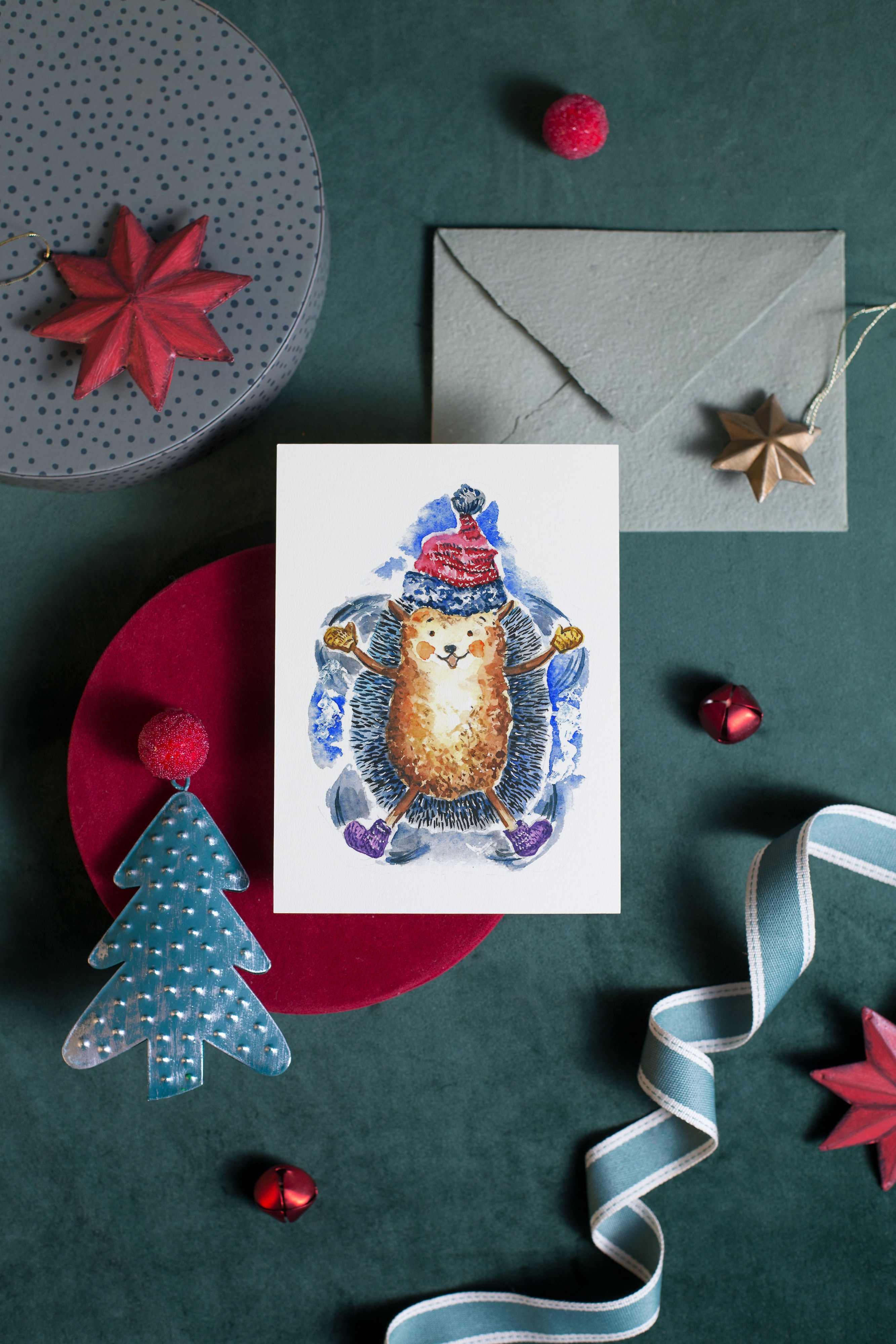 There's Snowbody Like You, Hedgehog Holiday Greeting Card