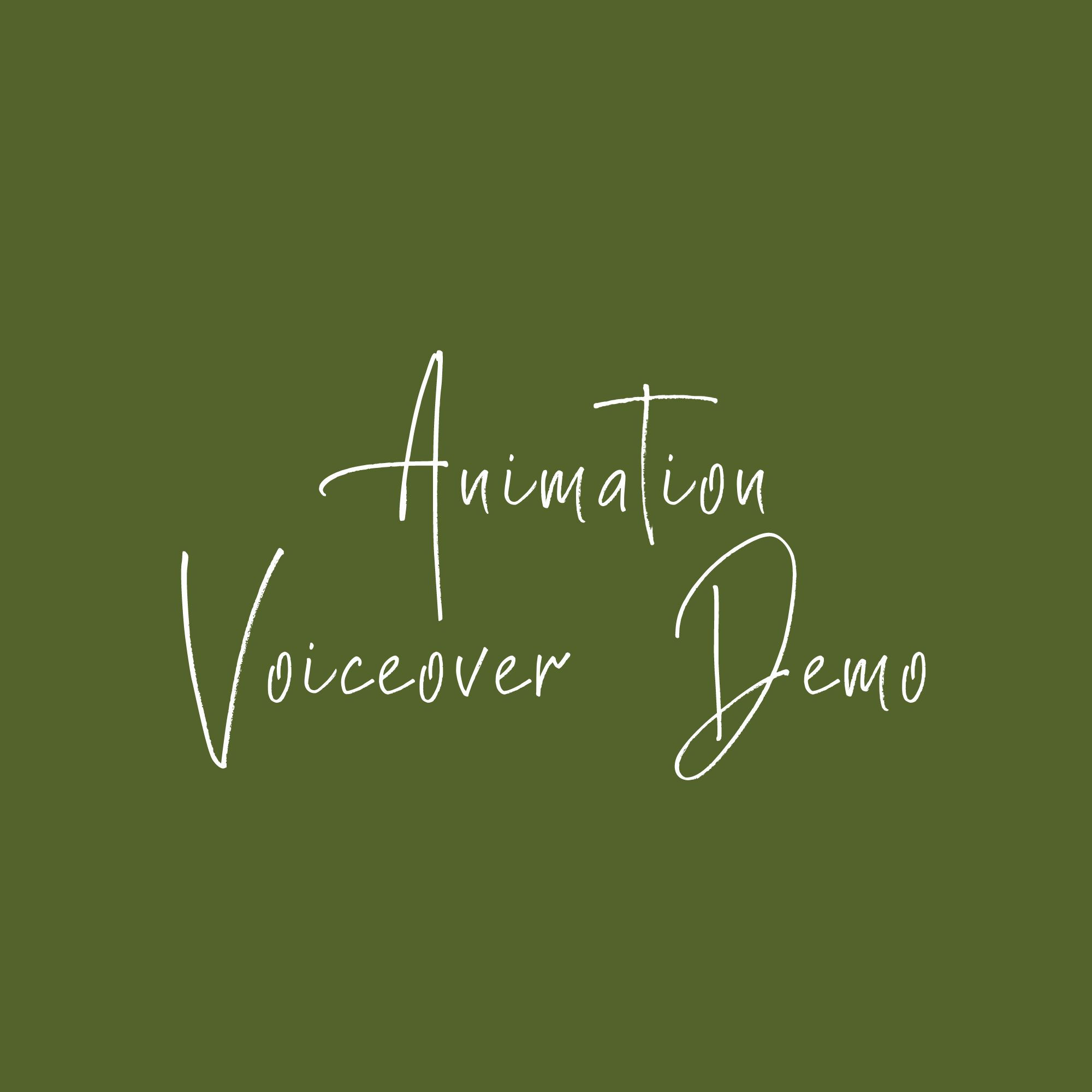 Animation Voiceover Demo Package