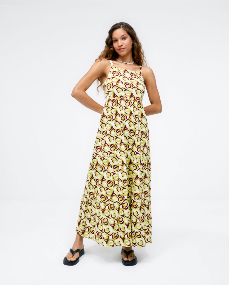 Vestido algodón orgánico largo
