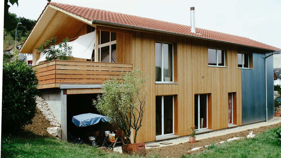 Neubau Einfamilienhaus, Holzbauweise