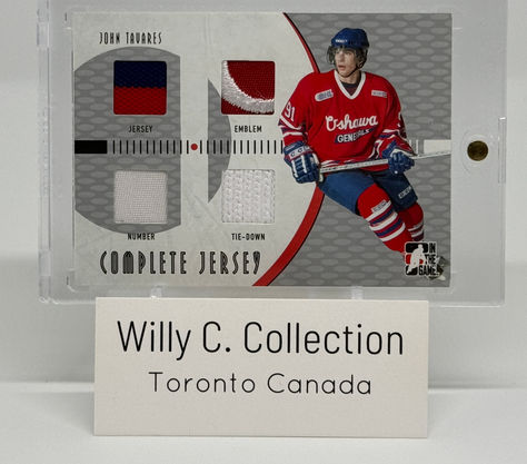 2005-06 ITG H&P John Tavares Complete Jersey Card numbered 1 of 10