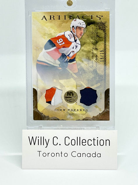 2010-11 Upper Deck Artifacts Patch John Tavares numbered 15/15