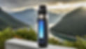 Firefly reusable water bottle that contains 32 ounces of water with a flexible OLED screen