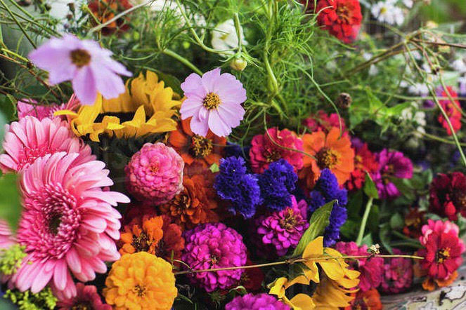 Large Fresh Floral Arrangement