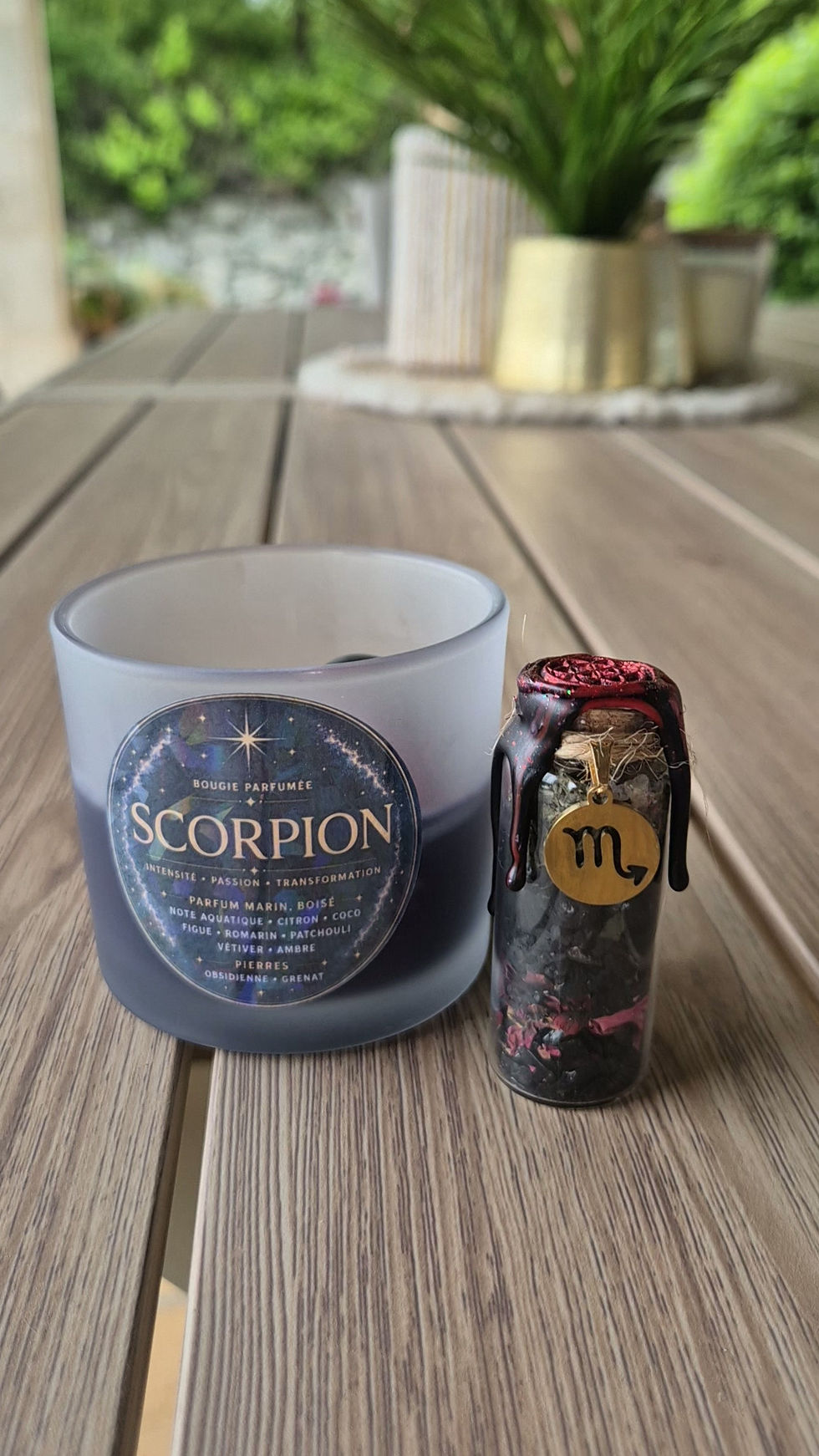 Miniature : Bougie astro Scorpion