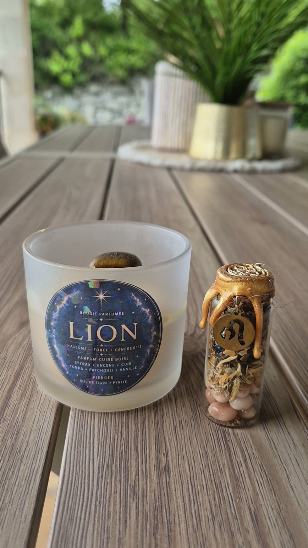 Miniature : Bougie astro Lion