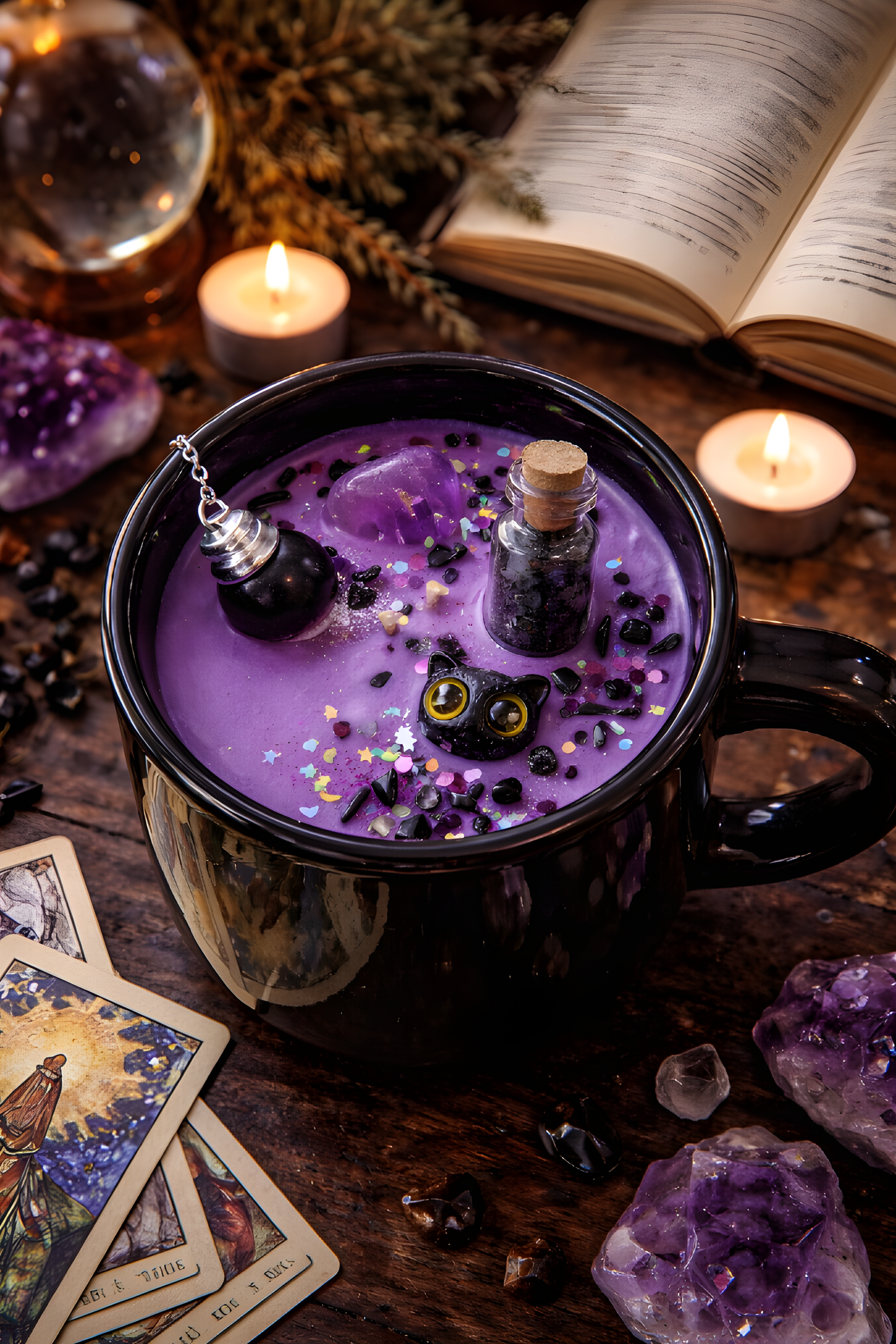 Samhain bougie chaudron