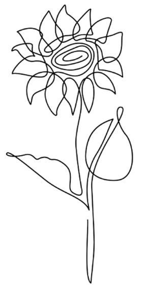 Sunflower line art.png