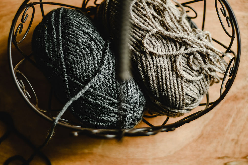 Fibre arts supporting mental health and relaxation