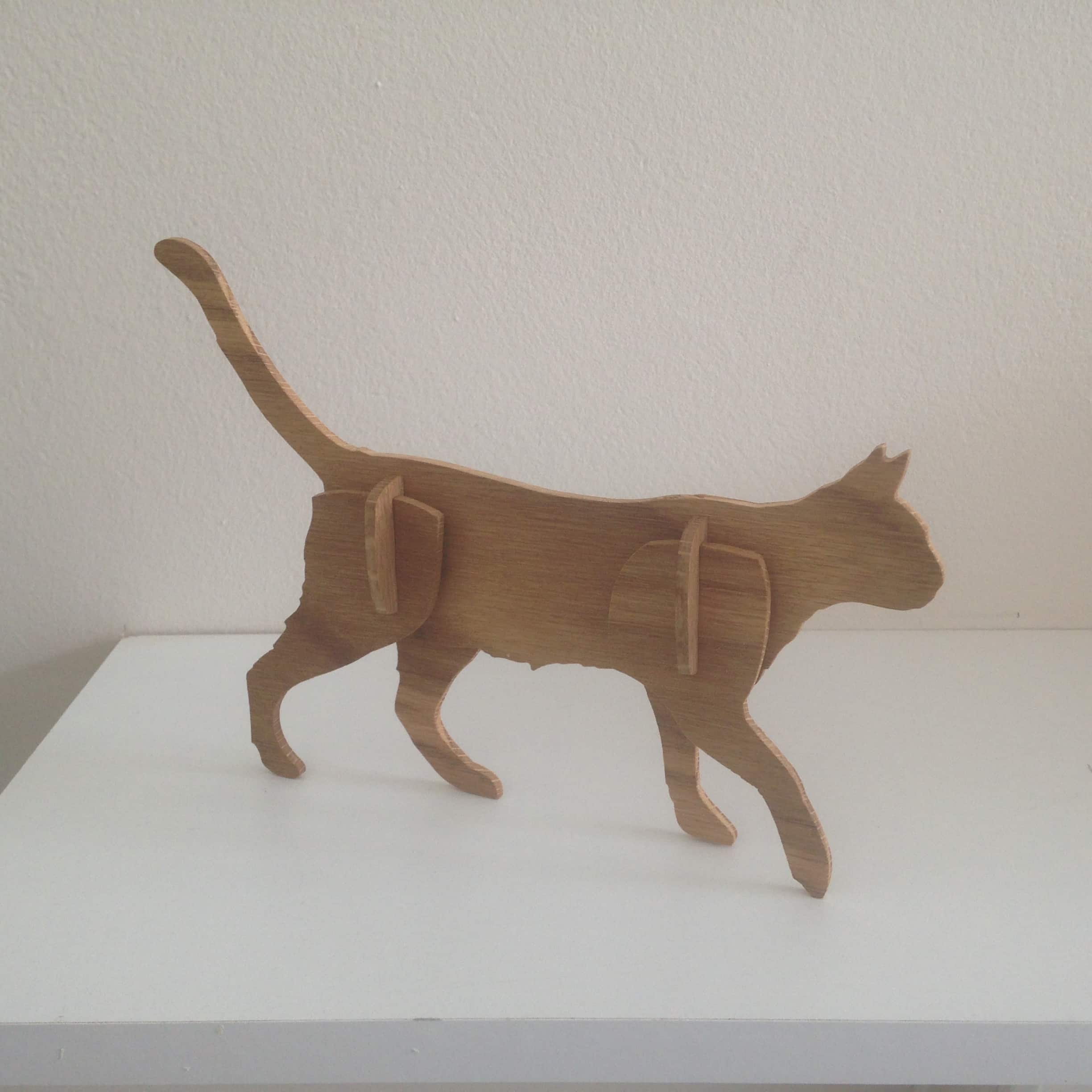 Simple 3D cat model