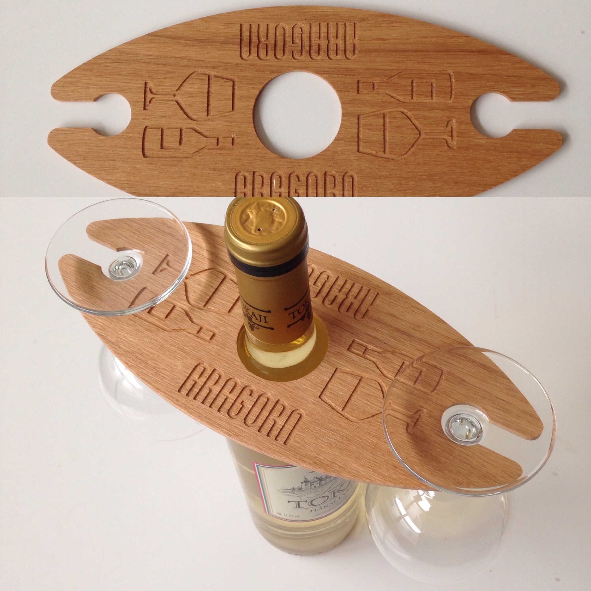 2 Glass Wine caddy