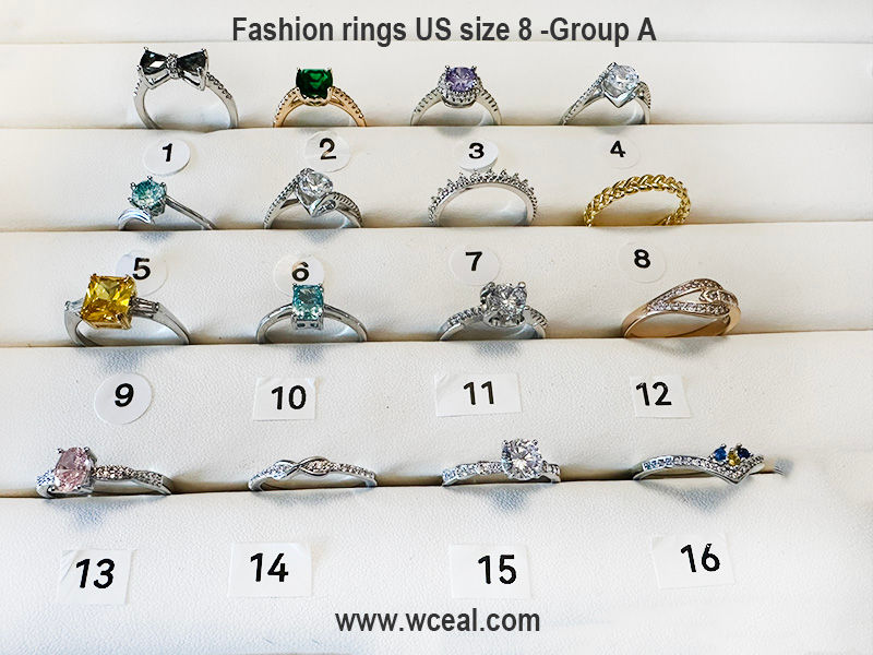 No adjustable fashion Rings US size#8 ---- 8A