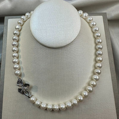 Miniatura: AAA Quality 8 to 9 mm Aurora Pearl Necklace    PN11