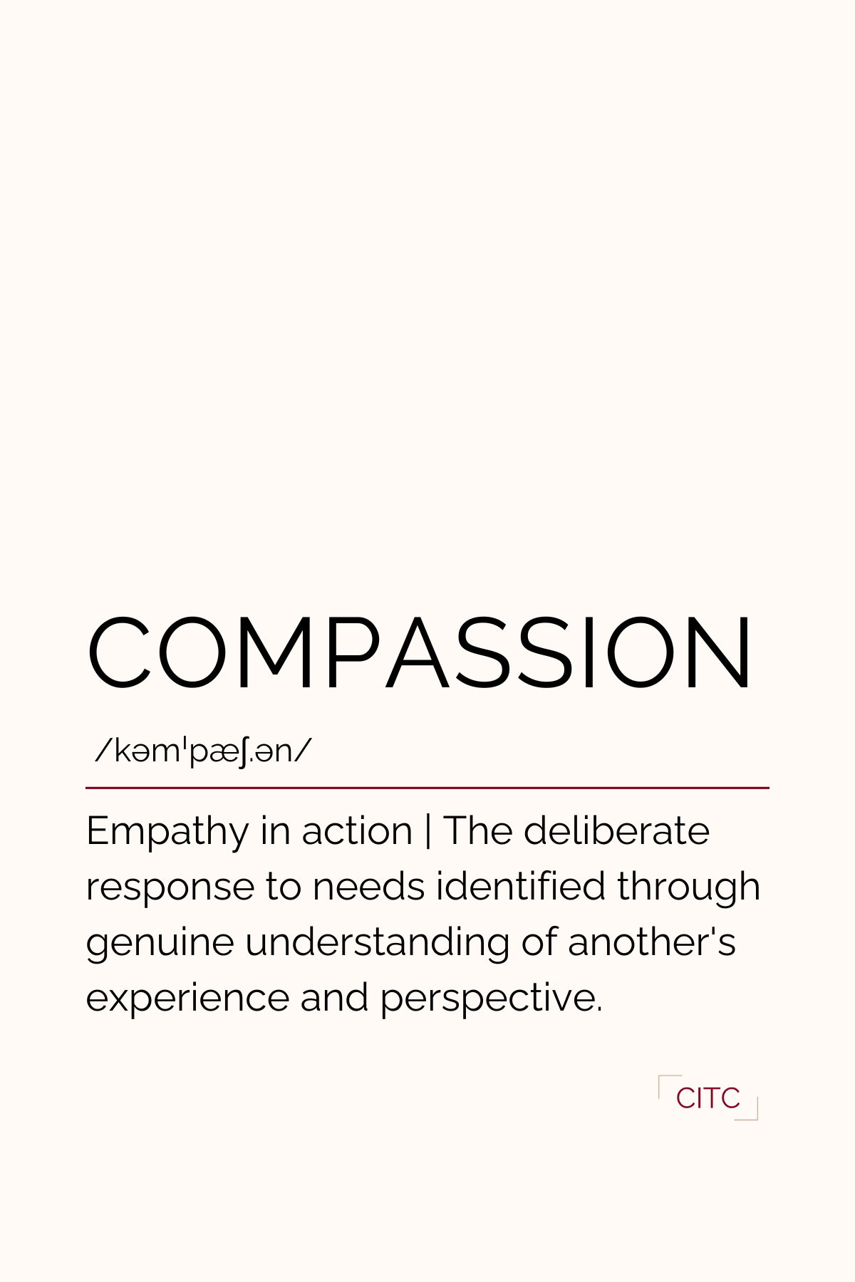 COMPASSION (with CITC logo)