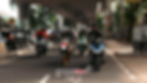 para komunitas motor yang sedang riding