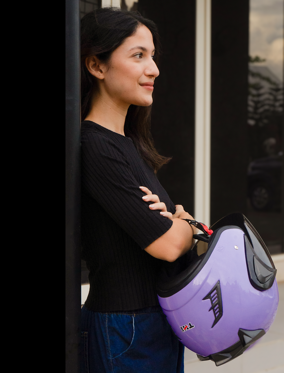 helm wanita yang bagus