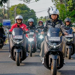 Sunmori safety riding bareng gubernur bandar lampung dengan yamaha