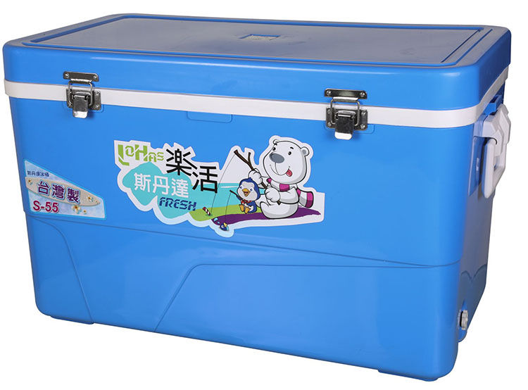 縮圖：（全台瘋）S-55 冰桶 斯丹逹 釣魚冰箱 買海鮮海產 攜帶行動冰箱 露營 野營 戶外遊玩冰箱 台灣現貨