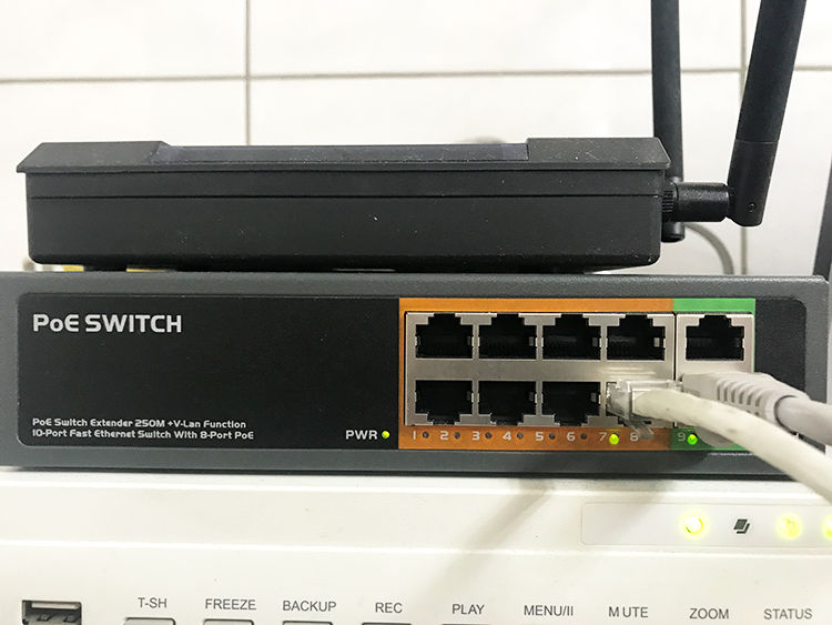 (全台瘋)KV-PSE08EX PoE Switch 網路攝影機供電交換機 長距離PoE交換器