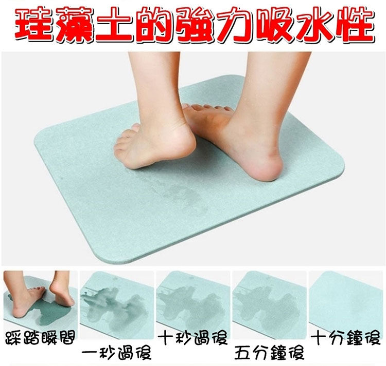 縮圖：（全台瘋）珪藻土地墊 吸水地墊 珪藻土 浴室地墊
