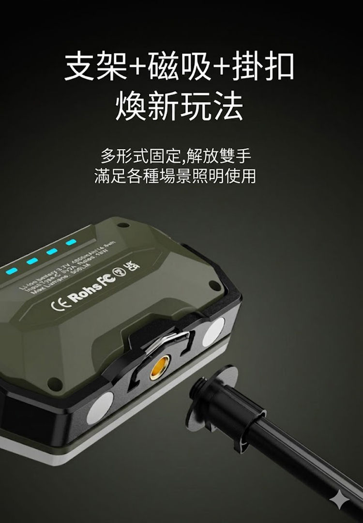 縮圖：（全台瘋）戶外露營燈 多功能長續航USB充電露營工作燈 緊急照明燈 氛圍燈 現貨供應