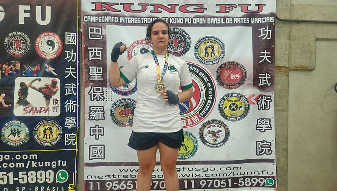 Osasquense é campeã no Interestadual Kung Fu Open Brasil de Artes Marciais