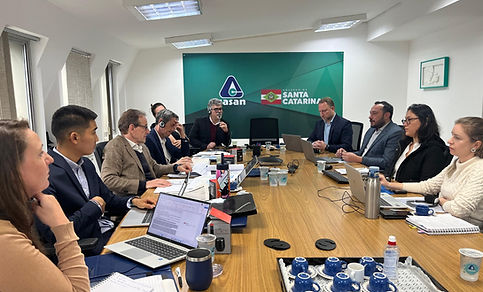 CASAN recebe missão internacional para ampliar investimentos em saneamento