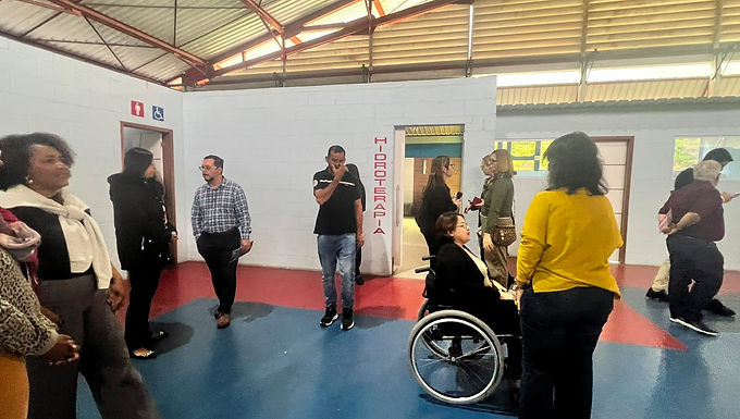 Visita técnica fortalece projeto do Centro Municipal de Referência da Pessoa com Deficiência
