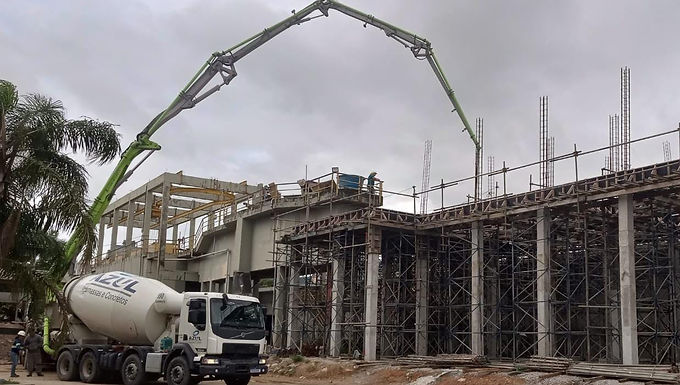 Obras de ampliação e modernização da ETE Insular chegam a 80% da estrutura civil