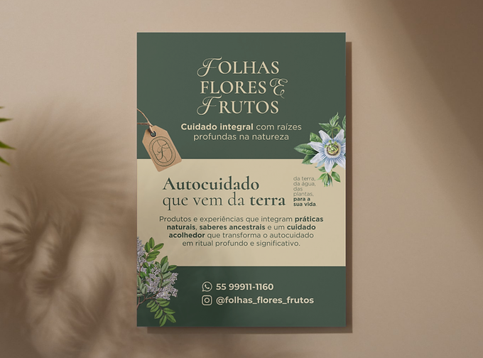 Folhas, Flores e Frutos — branding consciente e identidade visual pela Direção